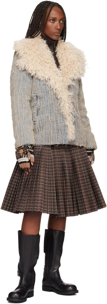 Vivienne Westwood Beige
Black Fingerless Gloves 3