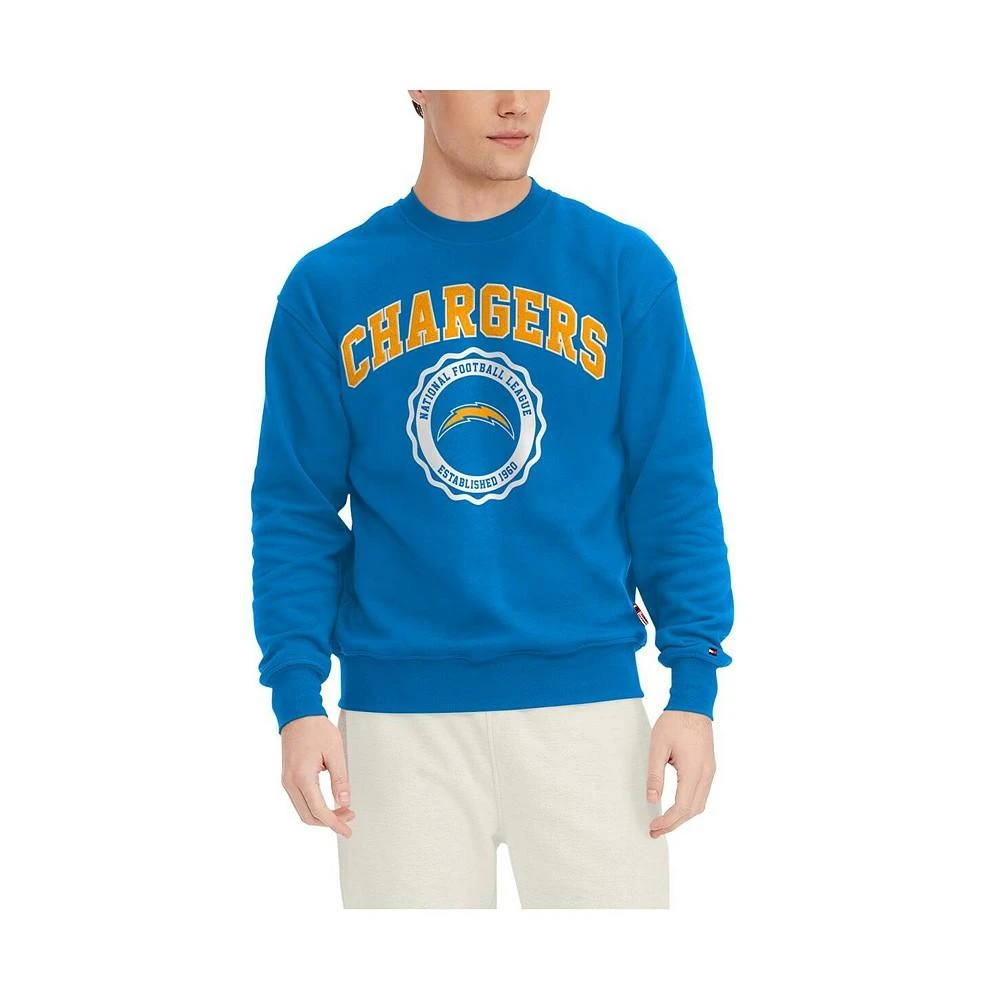 Tommy Hilfiger Men's Powder Blue Los Angeles Chargers Ronald Crew Sweatshirt 1