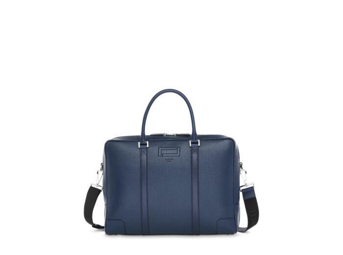 lancel Grand Hôtel de Lancel - Porte-documents GM 2 compartiments zippés - Grand modèle - Bleu