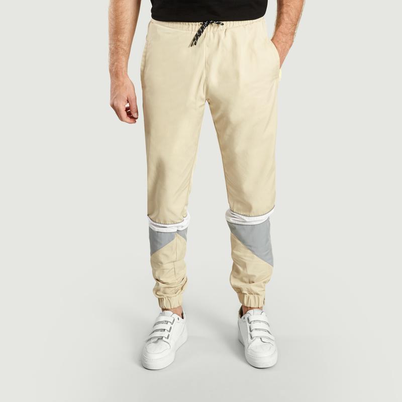 ANDREA CREWS Jogging Bottoms Beige Grey ANDREA CREWS