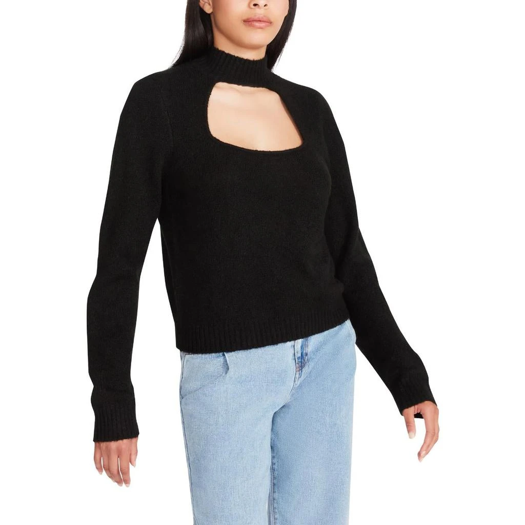 Steve Madden Womens Knit Cut-Out Mock Turtleneck Sweater 2