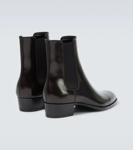Yves Saint Laurent Wyatt leather Chelsea boots 6