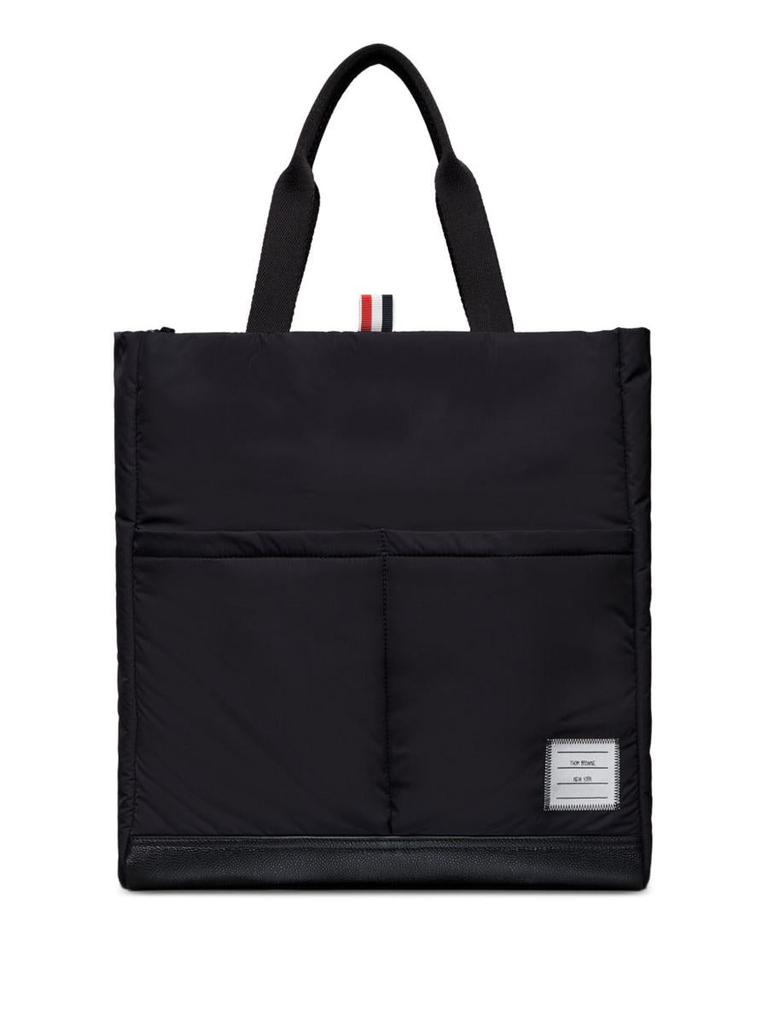 Thom Browne Logo Detailed Zipped Backpack – On Sale Now with
