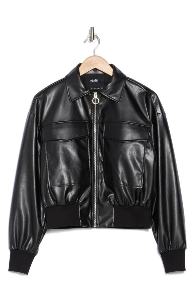Elodie Zip Faux Leather Jacket 3