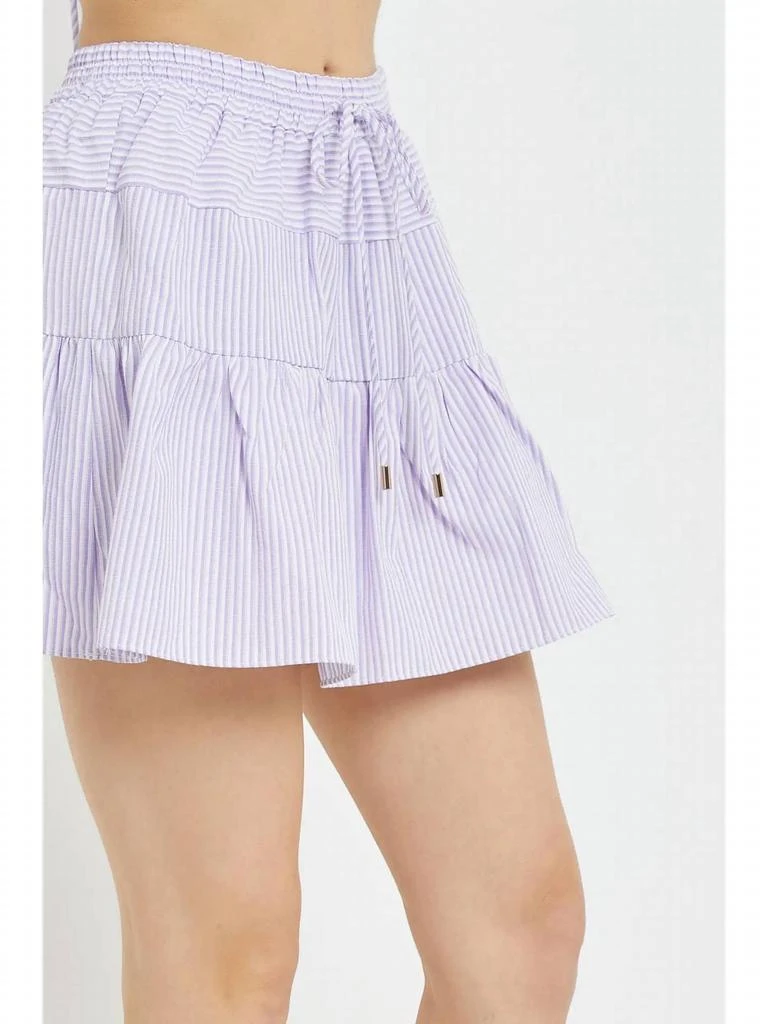 Mustard Seed Mustard Seed - Striped Elastic Waist Skirt 1