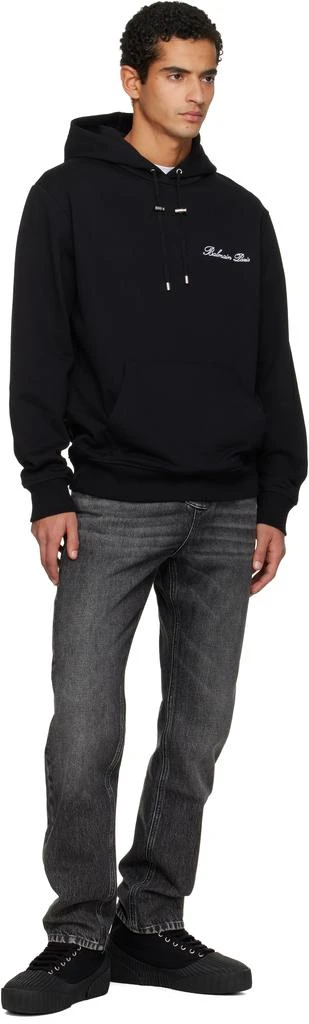Balmain Black 
Balmain
 Signature Hoodie 4