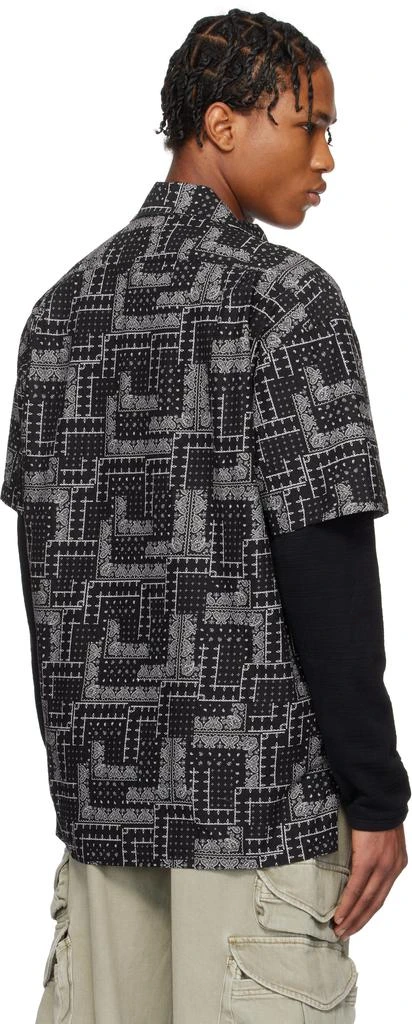 Greg Lauren Black Short Sleeve Shirt 3