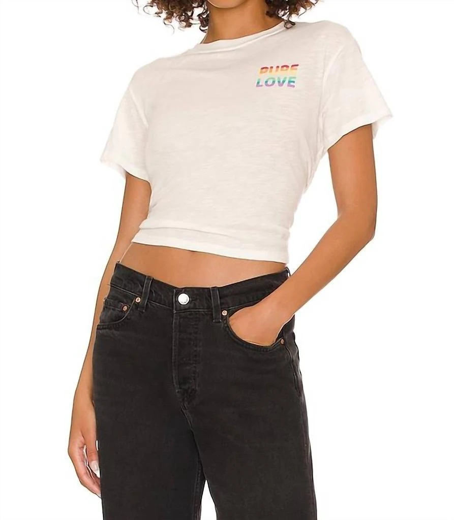 Wildfox Pure Love Tee In White 1