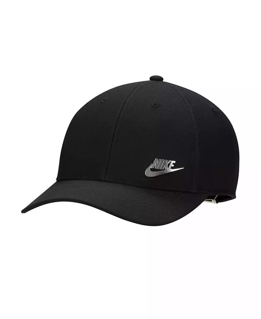 NIKE Men's Black Metal Futura Lifestyle Club Performance Adjustable Hat