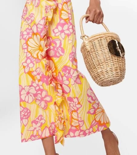 ALÉMAIS Fenella ruflled cotton midi dress 5