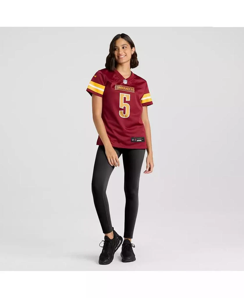 NIKE Women's Jayden Daniels Burgundy Washington Commanders Player Game Jersey 4