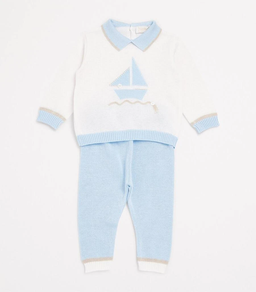 Bimbalo Cotton Polo Shirt and Trousers Set (1-24 Months) 3
