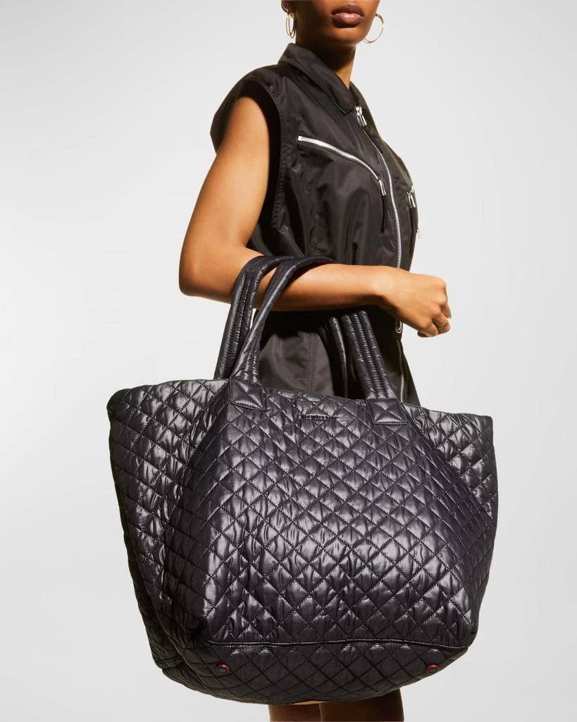 MZ Wallace Metro Deluxe Large Quilted Nylon Tote Bag 4