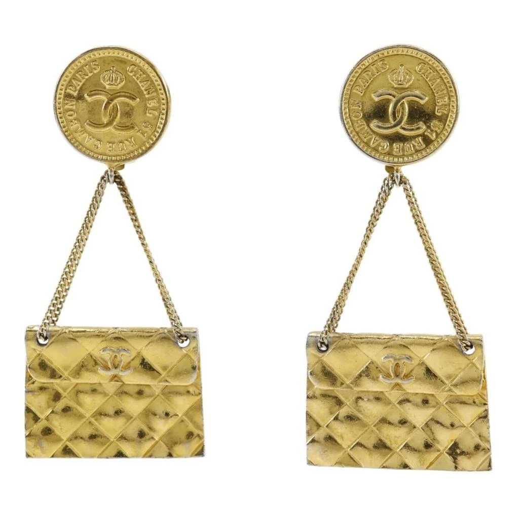 Chanel Plating Clip Earrings (Pre-Owned)