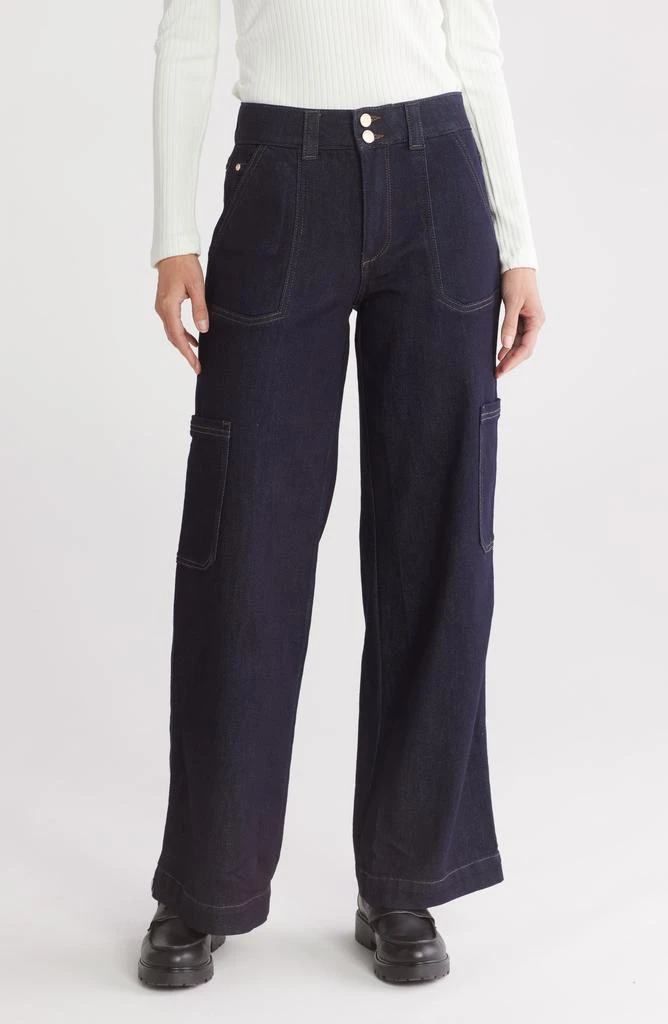 Democracy Skyrise Wide Leg Carpenter Jeans 1