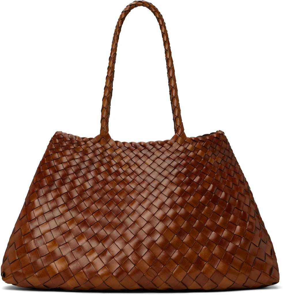 DRAGON DIFFUSION Tan Santa Croce Big Tote 1