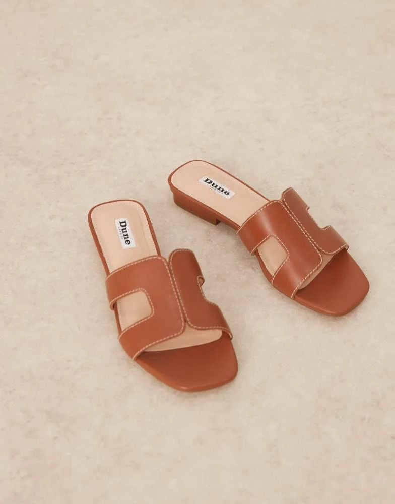 DUNE London Dune London Loupe sandals in tan 4