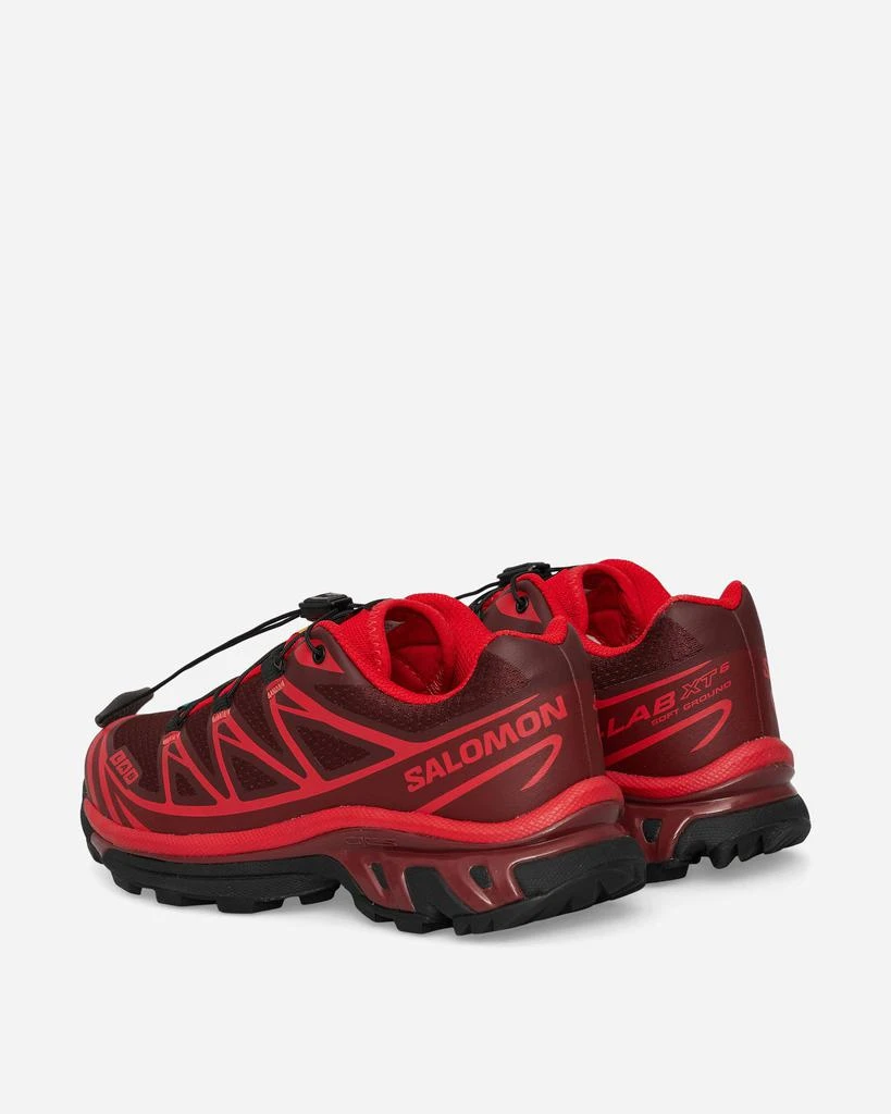 Salomon XT-6 Sneakers Rum Raisin / Red / Fired Brick 3