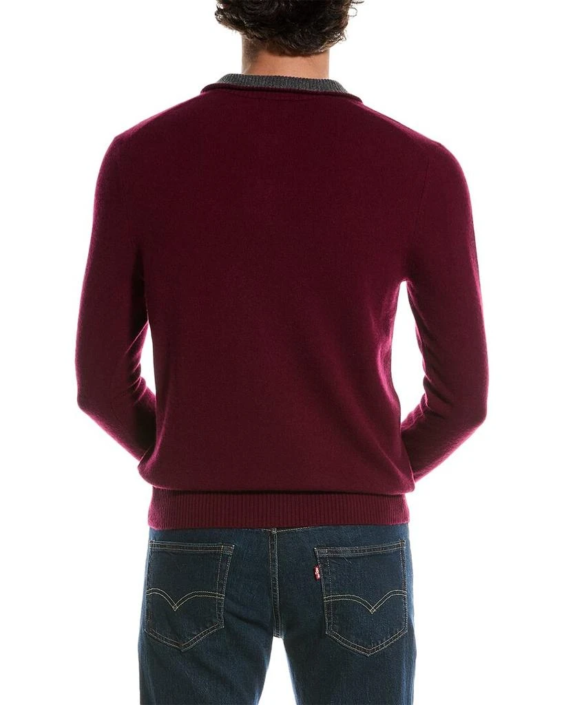 Qi Cashmere 1/4-Zip Cashmere Mock Sweater 2