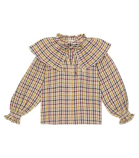 The New Society Berenice checked cotton top 1