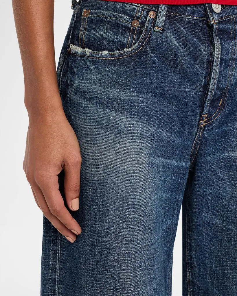 MOUSSY VINTAGE McDavid Wide Straight Jeans 5