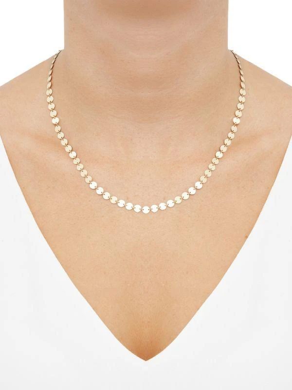 Saks Fifth Avenue 14K Yellow Gold Disk Station Necklace 3