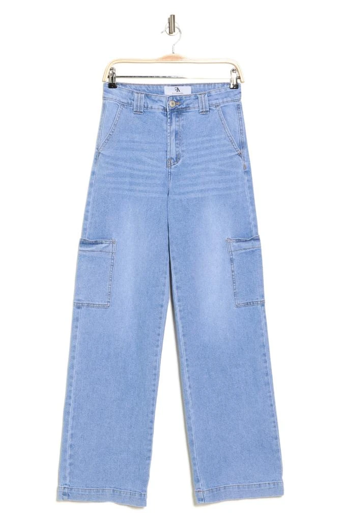 FLYING ANGEL High Waist Cargo Jeans 3