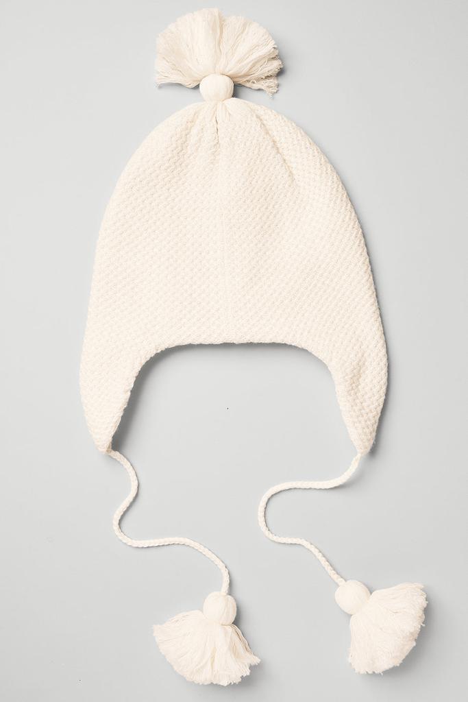 Alo Yoga Cool Skies Earflap Beanie - Ivory
