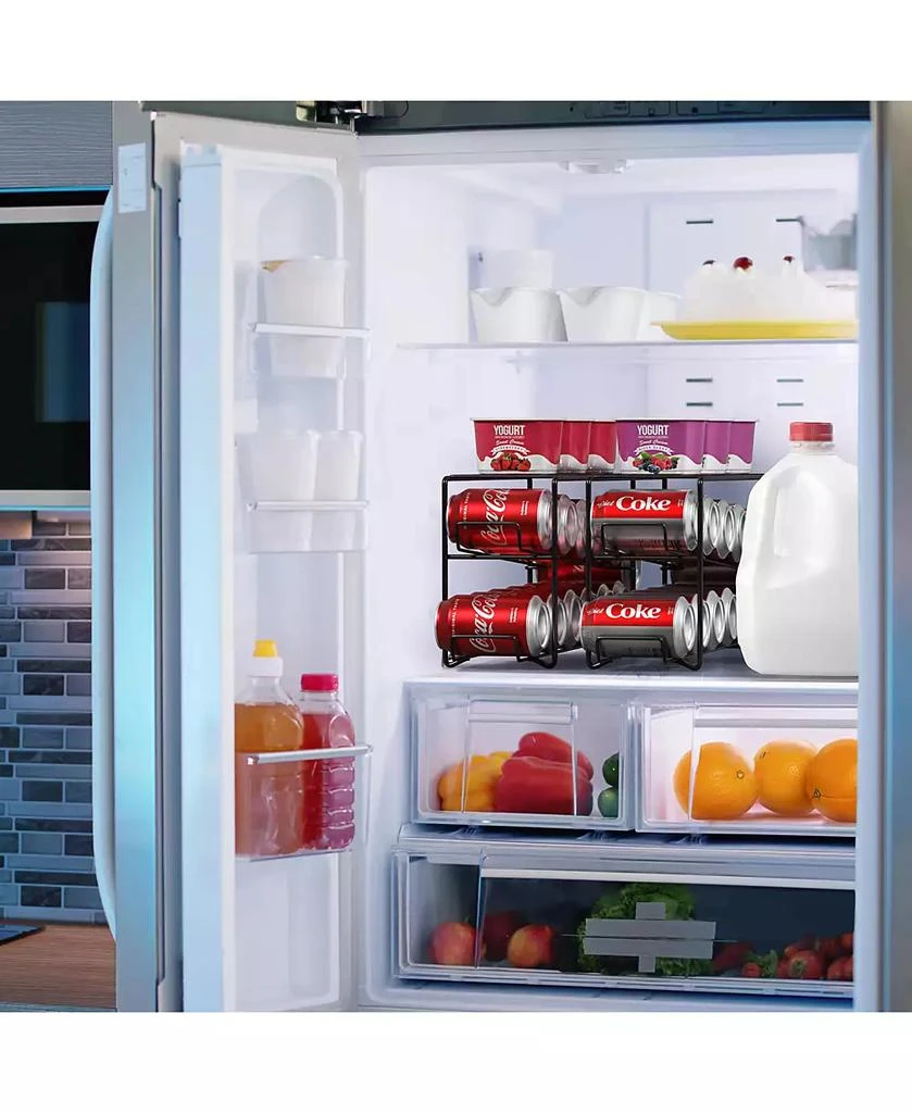 Sorbus 2 Pack Can Dispenser Rack - Holds 12 Standard Size 12oz Cans Each 5