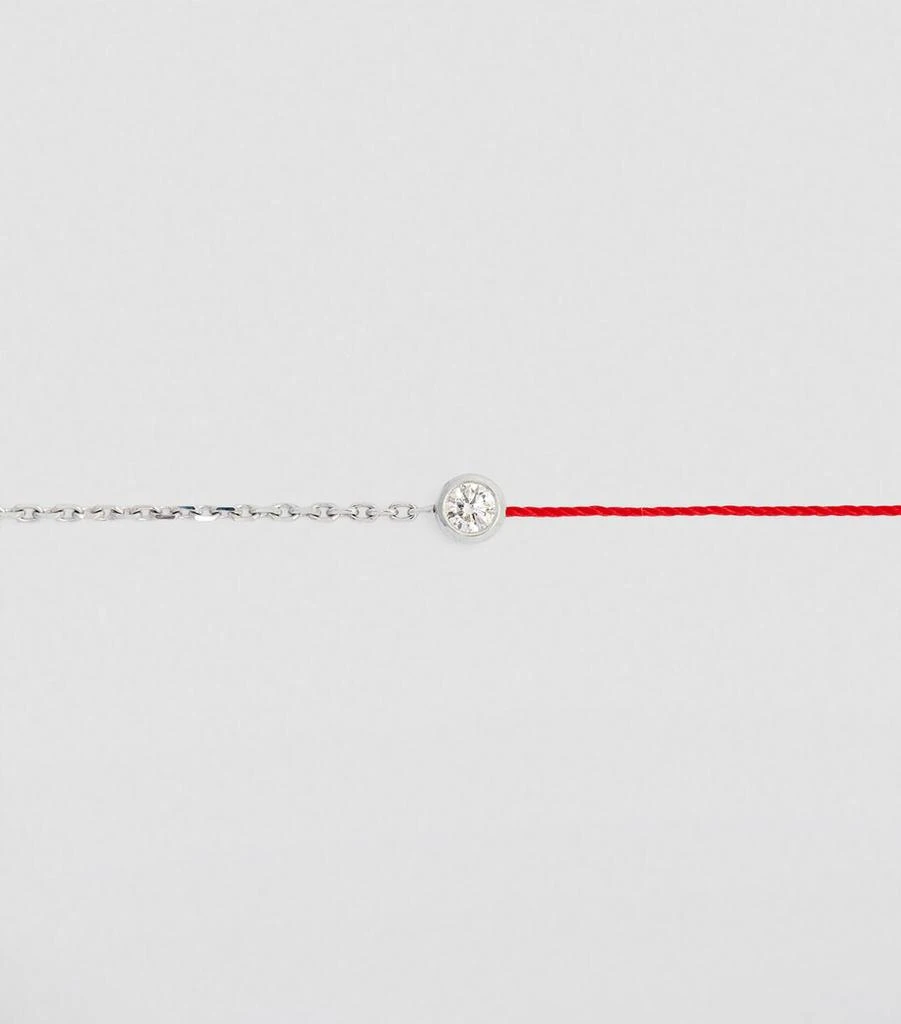 Redline White Gold and Diamond Pure Double Bracelet 2