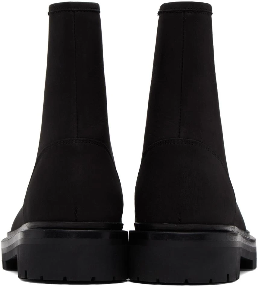 LEGRES Black Zipper Boots 2