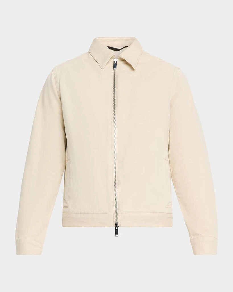 7 For All Mankind Men
s Harrington Padded Denim Jacket