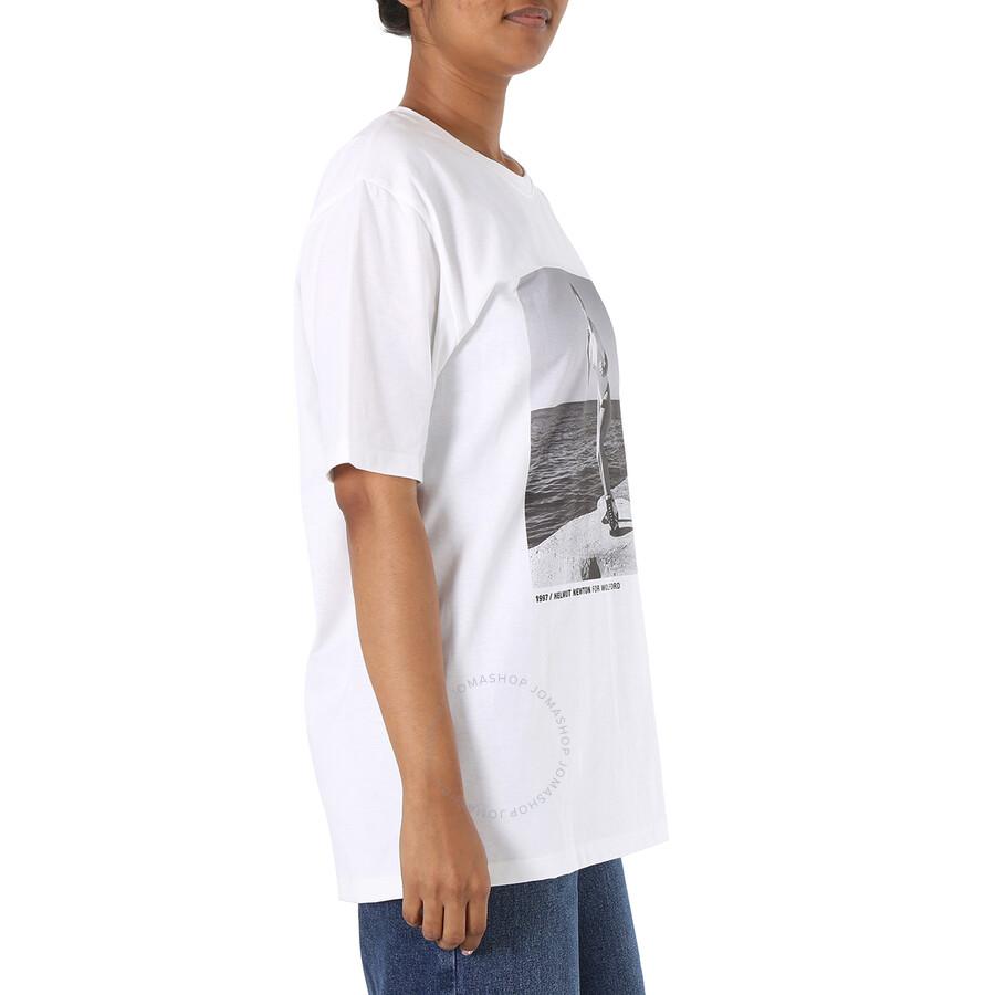 Wolford Ladies Short-sleeve Newton Cotton T-Shirt