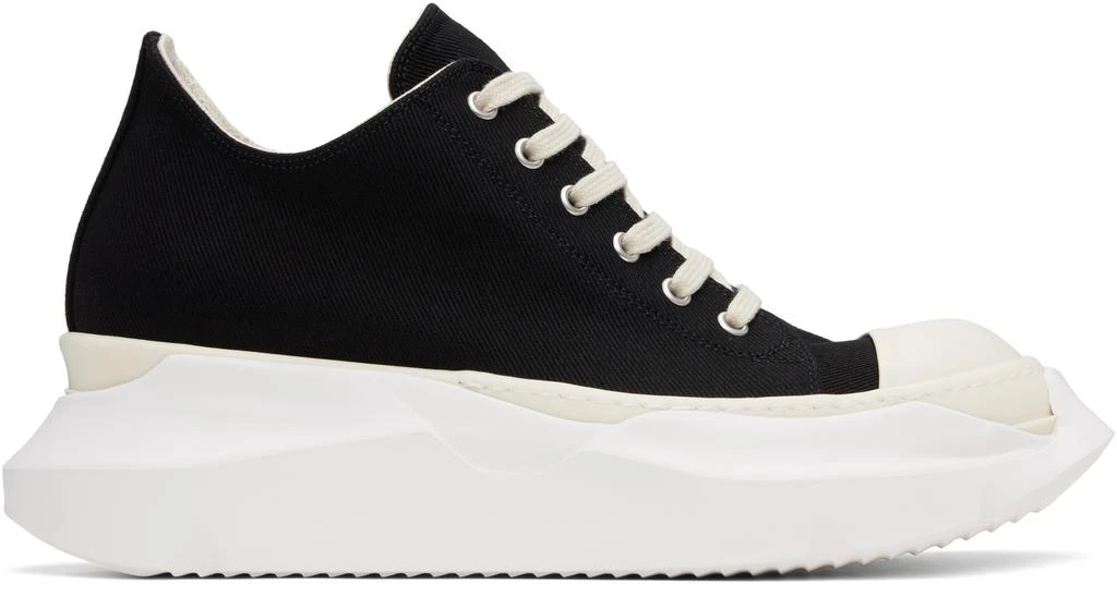 Rick Owens Black Hollywood Abstract Low Sneaks Sneakers 1