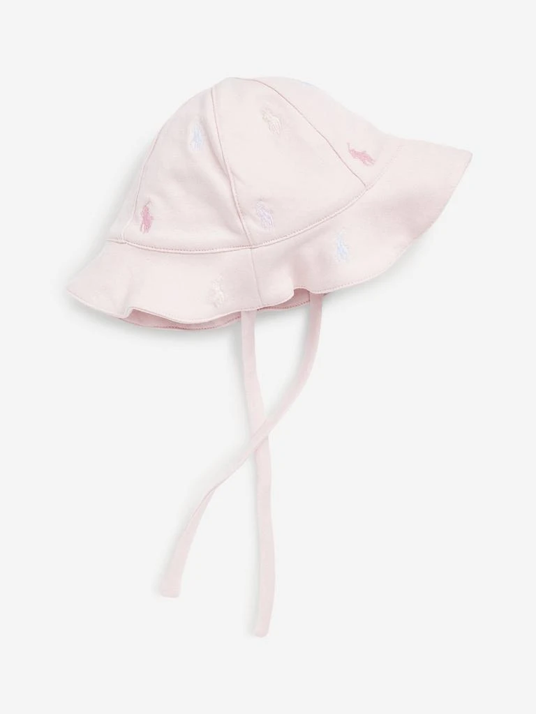 Ralph Lauren Ralph Lauren Baby Girls Logo Sun Hat in Pink
