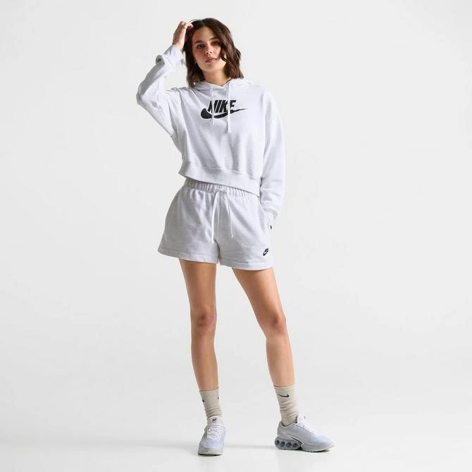 NIKE Women's Nike Sportswear Club Fleece Mid-Rise Shorts 2