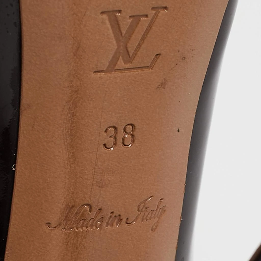Louis Vuitton Louis Vuitton Burgundy Patent Leather Oh Really! Pumps Size 38 9