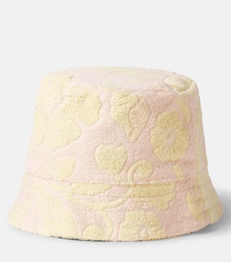 Chloé Floral cotton-blend terry bucket hat 3