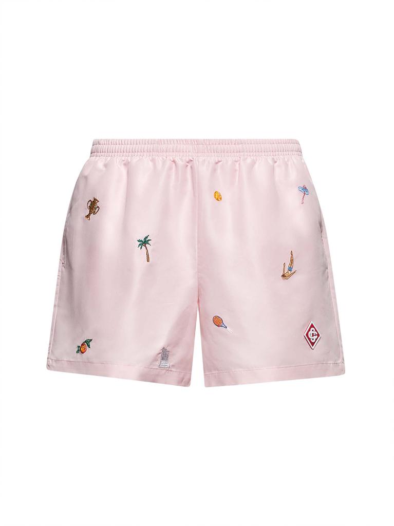 Casablanca CASABLANCA | Pink embroidered swim shorts | Man | L