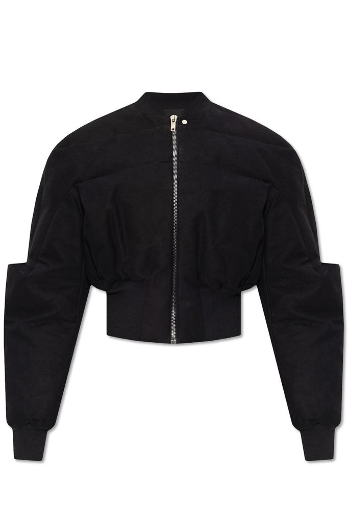 Rick Owens Cropped Zip-Up Bomber Jacket – On Sale Now with