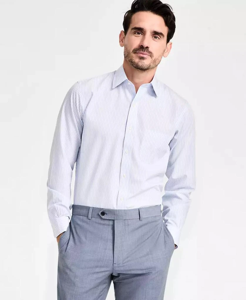 Brooks Brothers Men's Regular-Fit Stripe Dress Shirt 1
