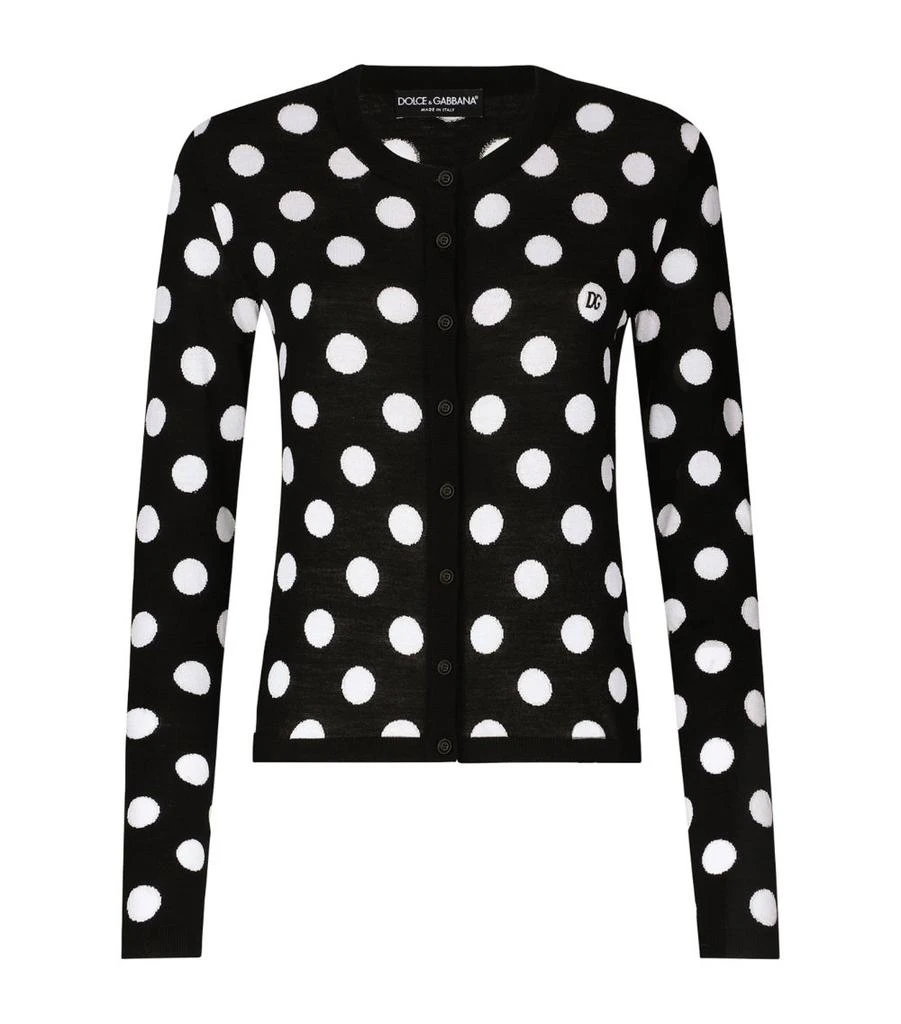 Dolce & Gabbana Polka-Dot Cardigan 1