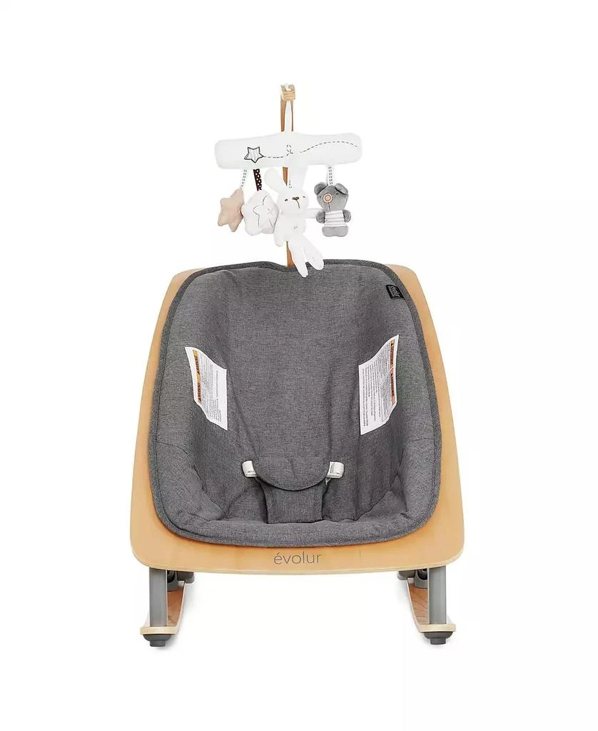 Evolur Tory 2-in-1 Rocker 
Chair in Light Gray 4