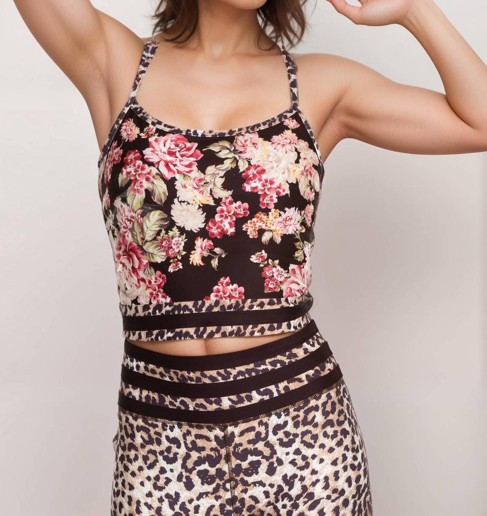 Johnny Was Johnny Was - Vintage Rose Bee Active Cami Sports Bra