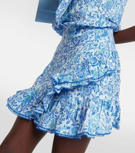 Poupette St Barth Ambra floral bandeau minidress 5