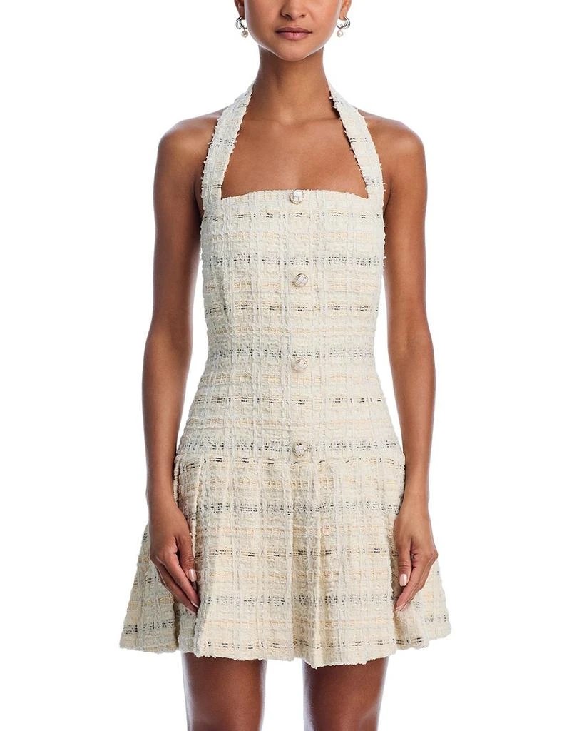 AQUA Tweed Mini Dress - Exclusive 7