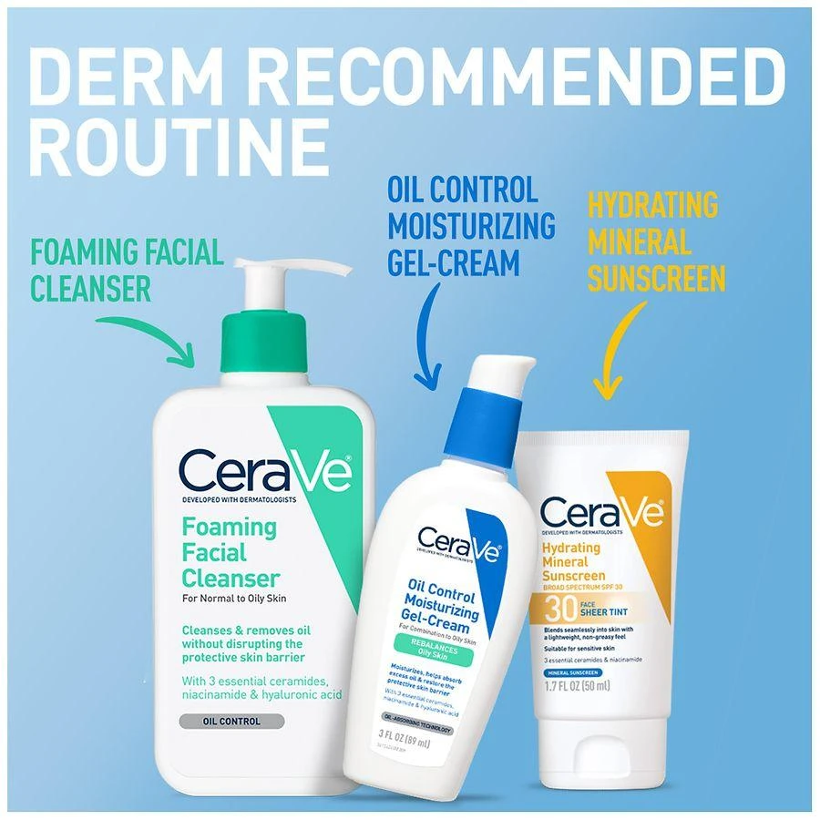 CeraVe Oil Control Moisturizing Gel-Cream Face Moisturizer for Combination to Oily Skin 5