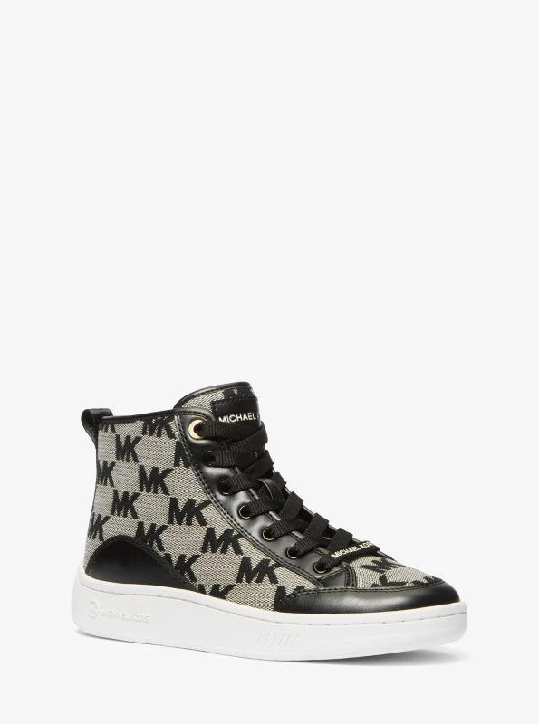 michael_kors Shea Logo Jacquard High-Top Sneaker 1