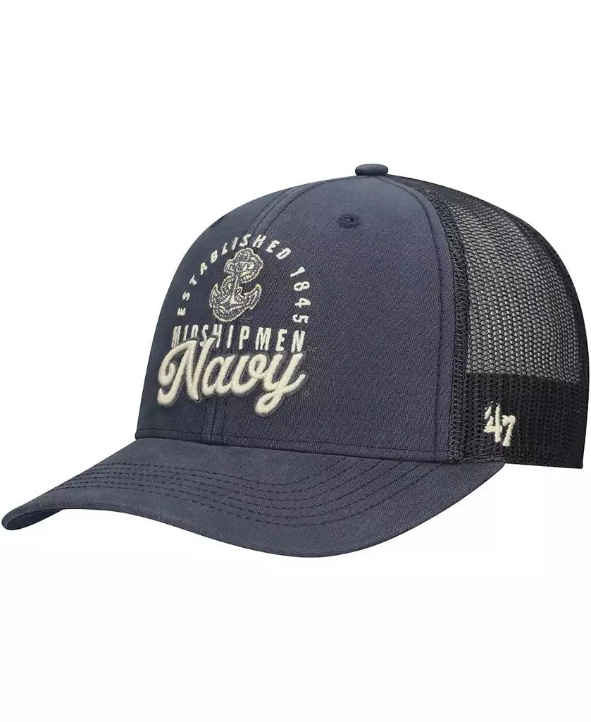 47 Brand Men's Navy Midshipmen Pitstop Trucker Adjustable Hat 1