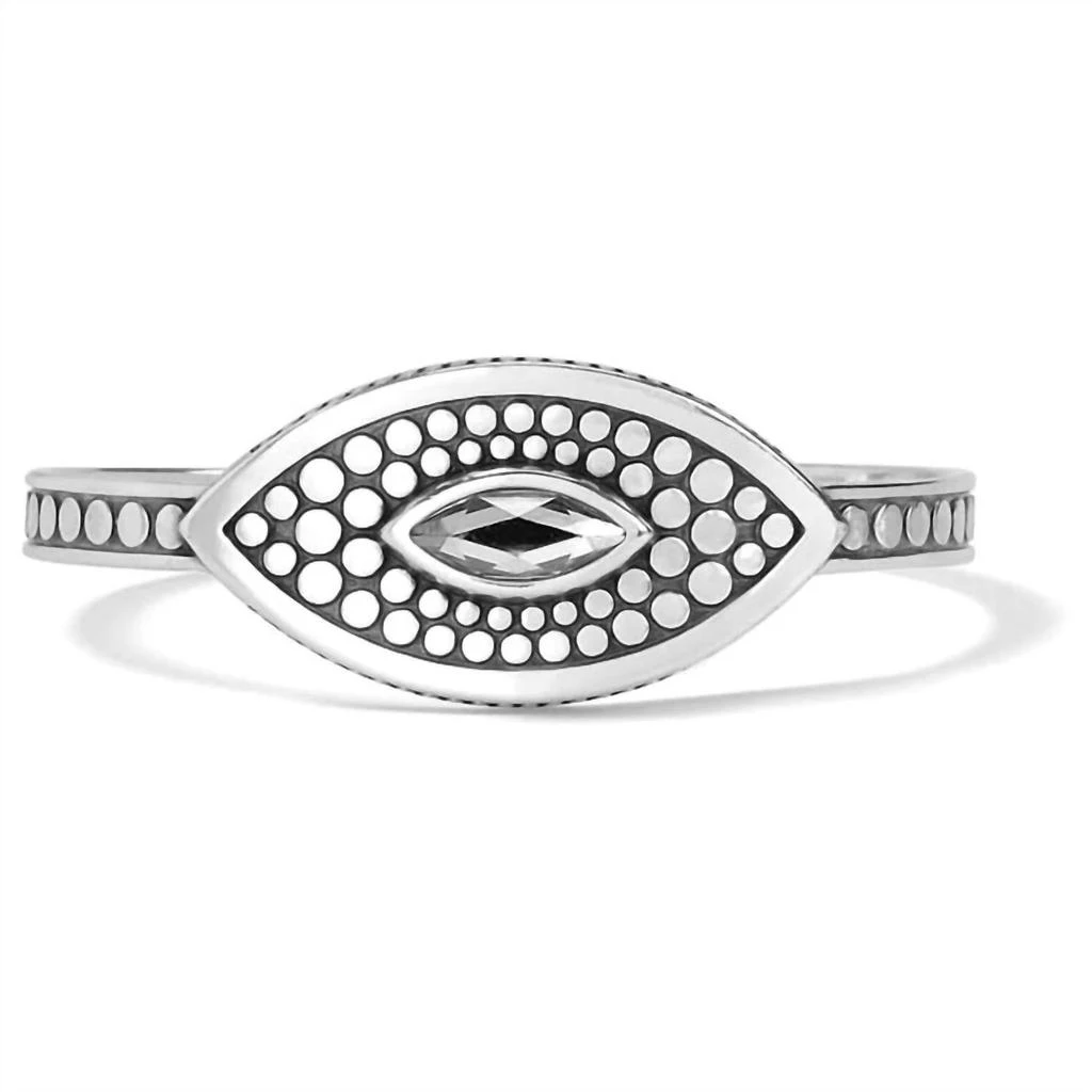 Brighton Brighton - Women's Pebble Disc Marquise Cuff Bracelet 1